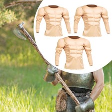 Muscle Shirt Costume 3D Fashion Decorative T Shirt Halloween Costume for Cosplay