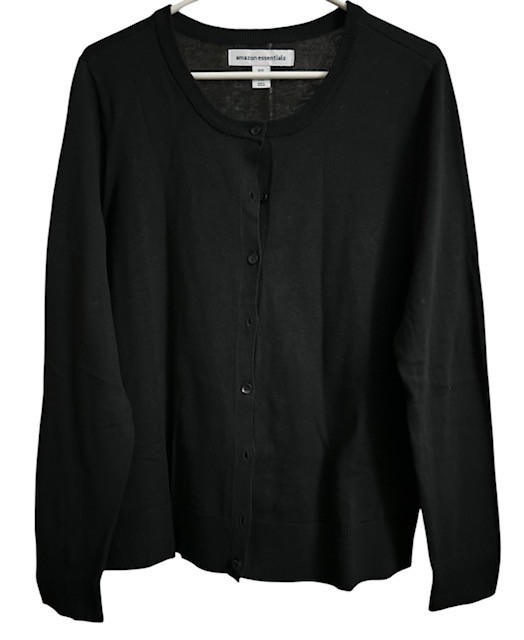 Amazon Essentials Black Long Sleeve Button Up Car… - image 2