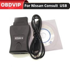 14 Pin For Nissan Consult Interface Usb Car Diagnostic Obd Fault Code Cable Tool