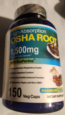 #ad #ad Osha Root 1500mg 150 Caps with Bioperine 2.5mg $19.95