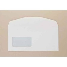 Opportunity wei&szlig;e DL+ Briefumschl&auml;ge gummiert 85 g/m&sup2; (1000er Pack) mit Fenster (51507/6