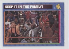 1996 WWF Magazine Cards Owen Hart The British Bulldog Keep It In Family! #93 0a2