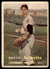1957 Topps Rocco Colavito (MK) RC Cleveland Indians #212