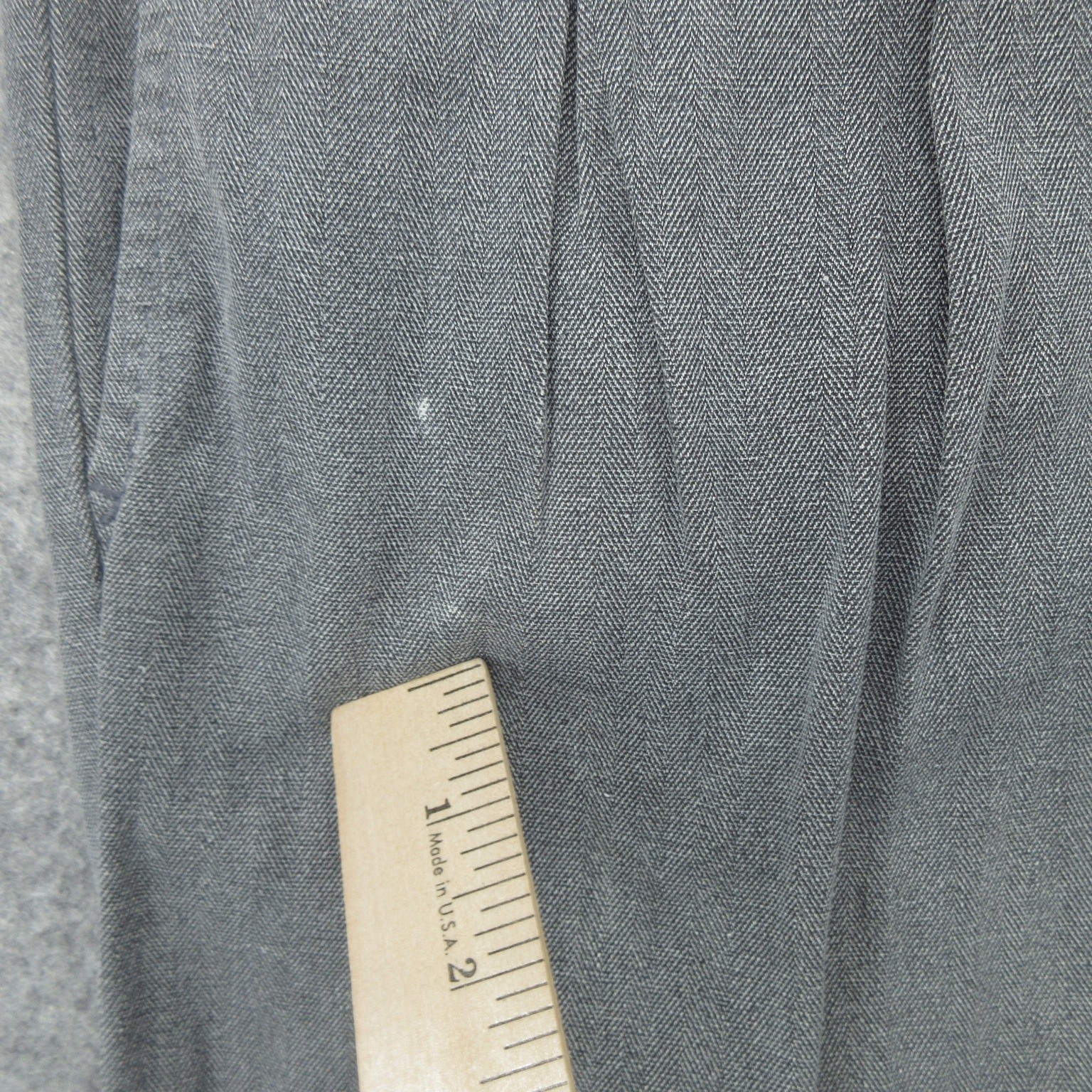 Tommy Bahama Pants Mens 35x31 Gray Havana Herringbone Silk Cotton Dress Pleated