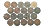 Lot 20 1800's 1890-1899 Indian Head Penny Cents US Coin Collection 2/5 Roll *296