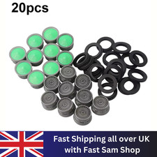 20pcs Basin Tap Aerator Plastic Faucet Filter Flow Restrictor UK