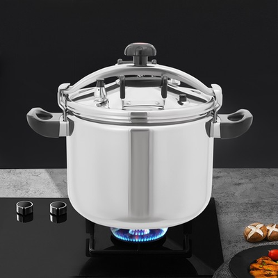 #ad 40L Stainless Steel Pressure Cooker 60Kpa Commercial Large Capacity 42Qt Pot $305.93