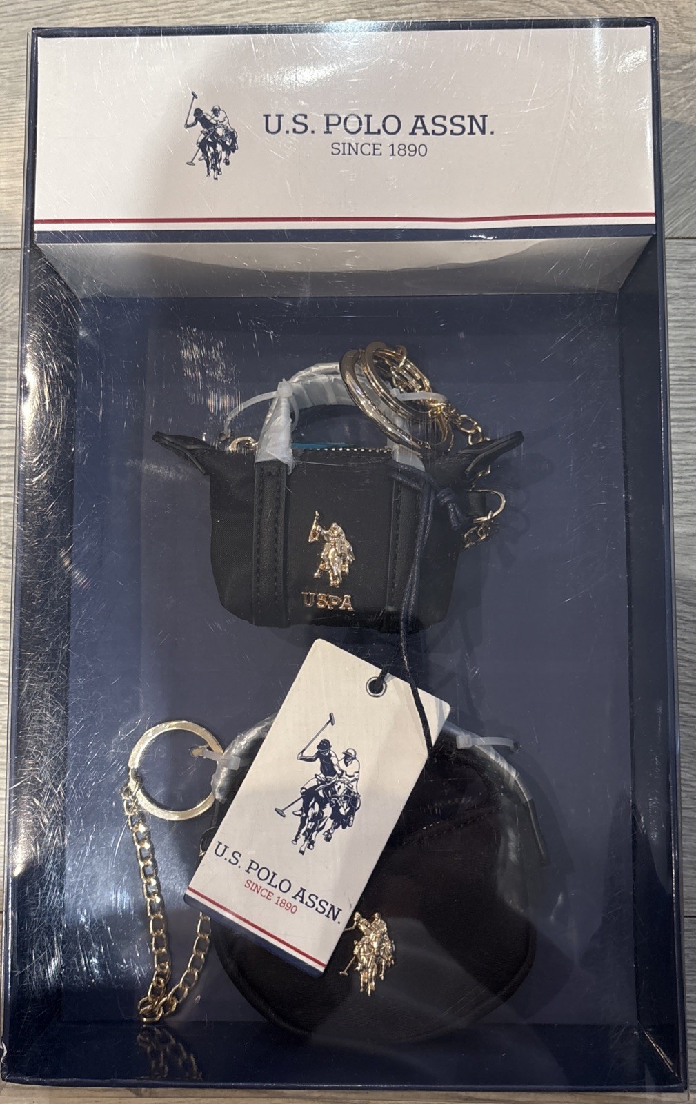 U.S Polo Assn Mini Bags & Bag Keychains Rrp £49.99 lovely gift 🎁