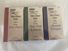 Donna Dewberry FolkArt One Stroke Painting Vol 1, 2  3 Flowers, Fruits,  More