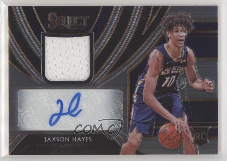 2019-20 Panini Select Rookie Jersey Auto /199 Jaxson Hayes #RJA-JXH Auto RC