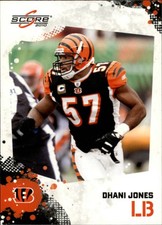 2010 Score Glossy #61 Dhani Jones - FB