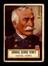 1952 Topps Look n See #93 Adm. George Dewey   VG X2794039