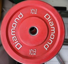 Disco olimpionico bumper sfida Pro foro Ø 50 mm Diamond Offerta!!