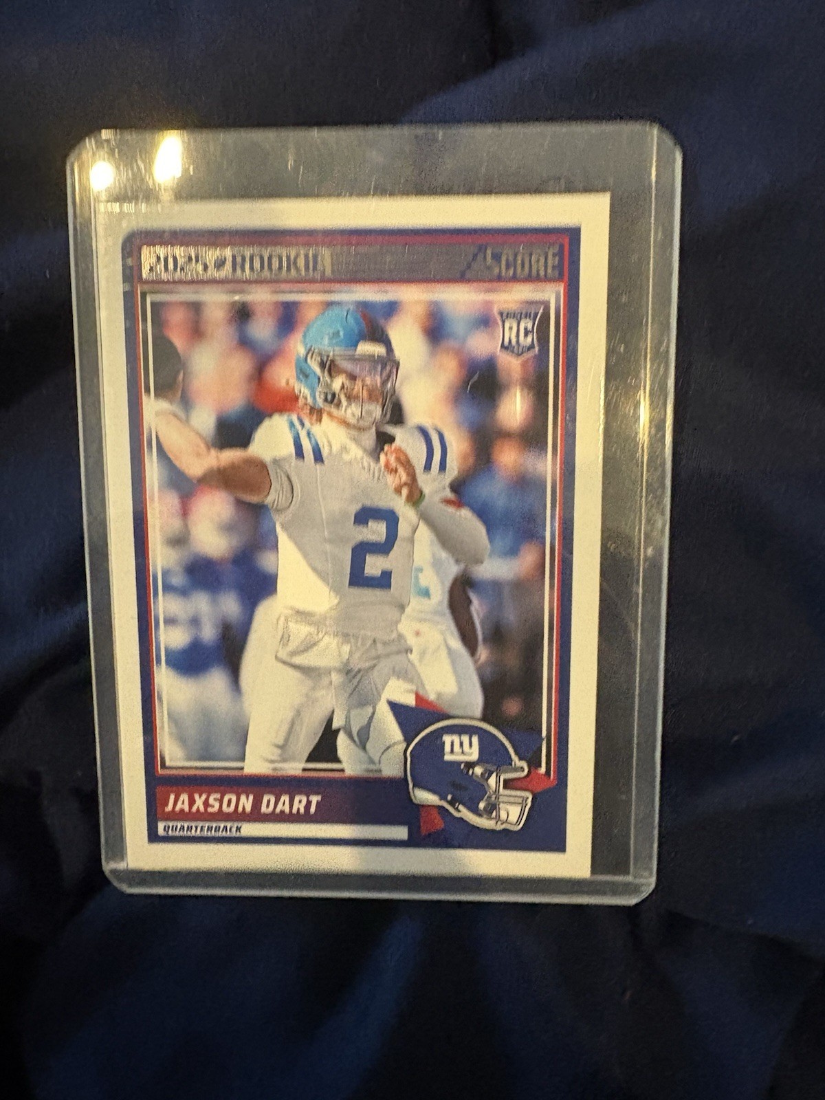 2025 Panini Score Rookie Jaxson Dart #35 New York Giants
