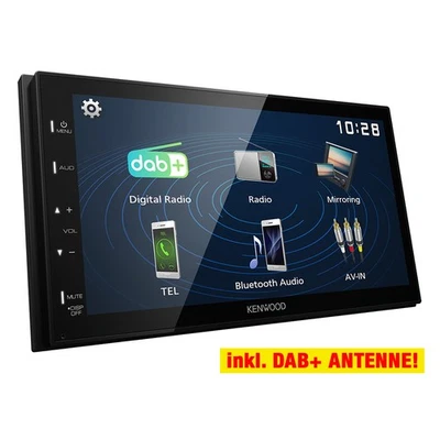 KENWOOD 2-DIN DMX129DAB Auto Radioset für MERCEDES A/B-Klasse 169/245 - Bild 1 von 4