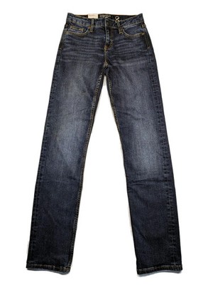 Esprit Damen Jeans Straight Leg Gr W26 L34 Mid Rise Dunkelblau Dark Wash