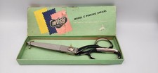 WISS Pinking Shears Scissors Model C In Original Vintage Green Box    