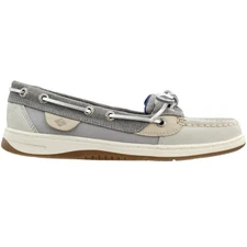 Sperry Angelfish Linen Boat  Womens Grey Flats Casual STS83600