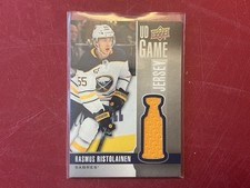 19/20 Upper Deck Series 1 UD Game Jersey Rasmus Ristolainen GJ-RA
