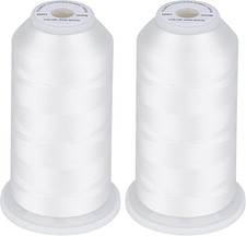 60WT Filament Polyester Bobbin Thread for Quilting 5000M White