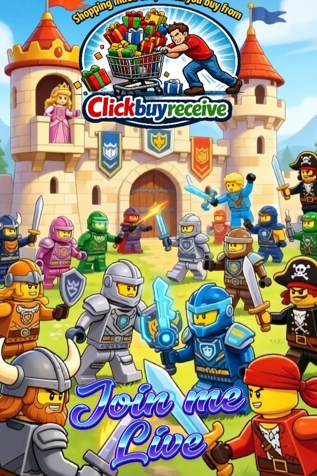 Lego Pirates, Castle & Nexo knights, Vikings official minifigures