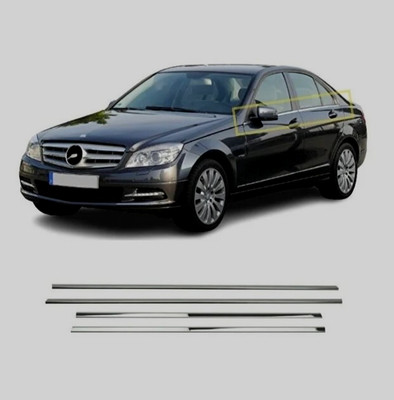Chrom Fensterleisten Set 4tlg für Mercedes C Klasse W204 2007-2014