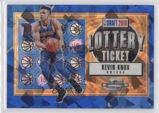2018 Contenders Optic Lottery Ticket Blue Cracked Ice Prizm Kevin Knox II #9 rq8