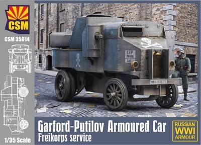 Copper State Models CSM35014 1:35 Garford-Putilov Freikorps Panzerwagen