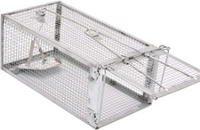 Humane Rat Trap, Chipmunk Rodent Trap That Work for Indoor and Outdoor Small Ani