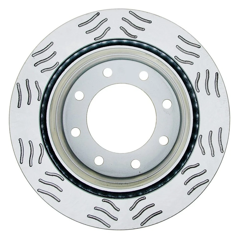 For Chevy Silverado 3500 HD 11-16 ACDelco Gold Slotted 1-Piece Rear Brake Rotor Foto 4 de 4