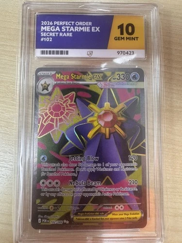Mega Starmie Perfect Order 102/088 Ace 10