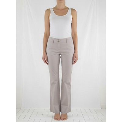 United Colors Benetton Womens Sand Pants S Bootcut Flare Casual Cotton