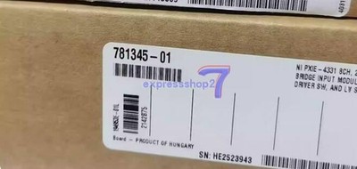 ONE NEW National Instruments NI PXIe-4331 781345-01 8 Ch Bridge Input Module