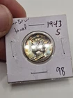 1943-S Mercury Silver Dime ☆ Rainbow Toned ☆ Original Toning ***NOT ARTIFICAL