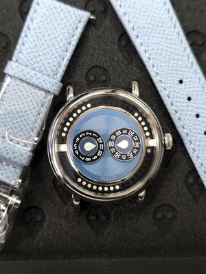 MB&F M.A.D.2 Watch - BLUE Limited    Full Set (MAD 2) WORLD TOUR. EDITION