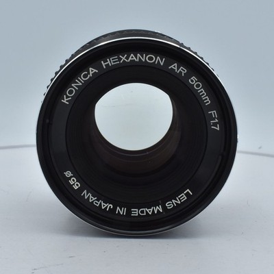 Konica 50mm F/1.7 Hexanon AE AR Mount Lens {55} - (Without Caps)