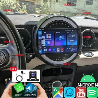 AUTOPARTS-CHYO 64G CAR STEREO RADIO FOR BMW MINI COOPER R56 R60 2007-2014 CARPLAY ANDROID13 GPS