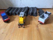 Playmobil Cargo Diesellok 403 mit 2 Waggons, Container, Gleisen, Regler