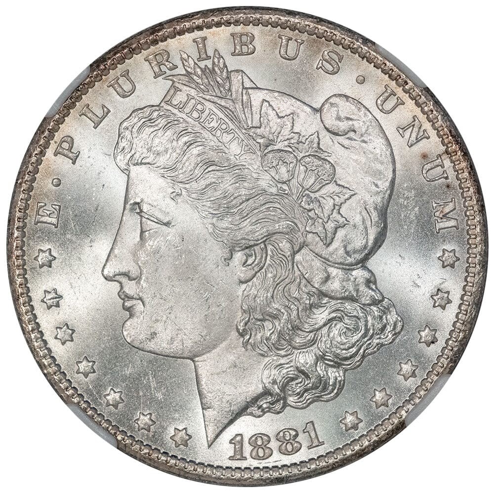 1881-CC Morgan Dollar - NGC MS 64 - Choice Brilliant Uncirculated