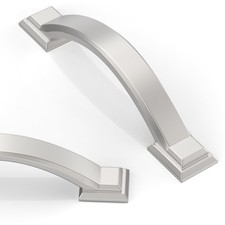10 Pack Brushed Satin Nickel Cabinet Pulls 3 Inch 76mm Kitchen Cabinet Handl...