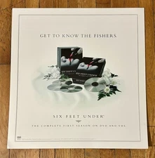 Vintage HBO SIX FEET UNDER Season 1 NYC SUBWAY PROMO POSTER #2