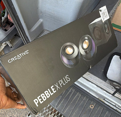 Creative Pebble X Plus 2.1 Wired Portable Speaker System 3.5mm Black