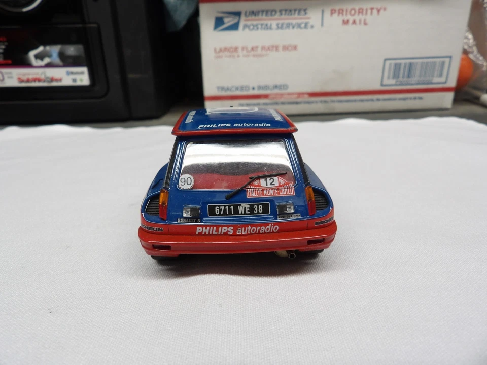 fly 1/32 slot car  Renault 5 turbo #12 Philips autoradio - Image 4 of 4