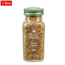 Simply Organic Btl Lemon Pepper Org, 3.17 Oz Pack Of 6 - 1 Box