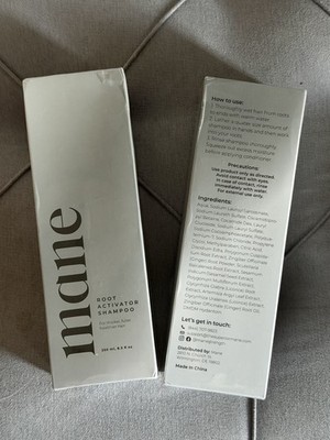 Mane Root Activator Shampoo 250 ml 8.5 fl oz, Ginger & Licorice Root Extracts
