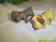 2 VINTAGE POUND PUPPIES JOINTED FIGURES
