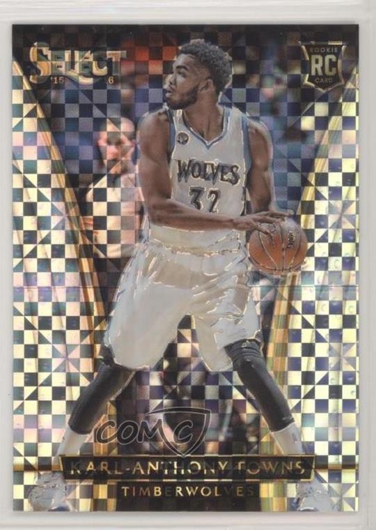 2015-16 Panini Select Courtside Silver Prizm Karl-Anthony Towns #268 4f5