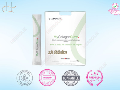 MyPureSkin MyCollagenGlow 28 Portionen Kollagen Hyaluron Supplement Pulver