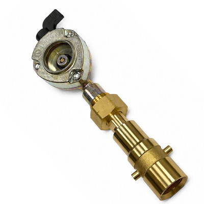 LPG Gasflasche Nachfülladapter _ Bajonett 27 mm UK Clip On Typ Flaschenfüller.