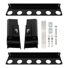Safety Back Rack Bracket Mounting Kit Black Steel For Chevy Gmc 1500 2500